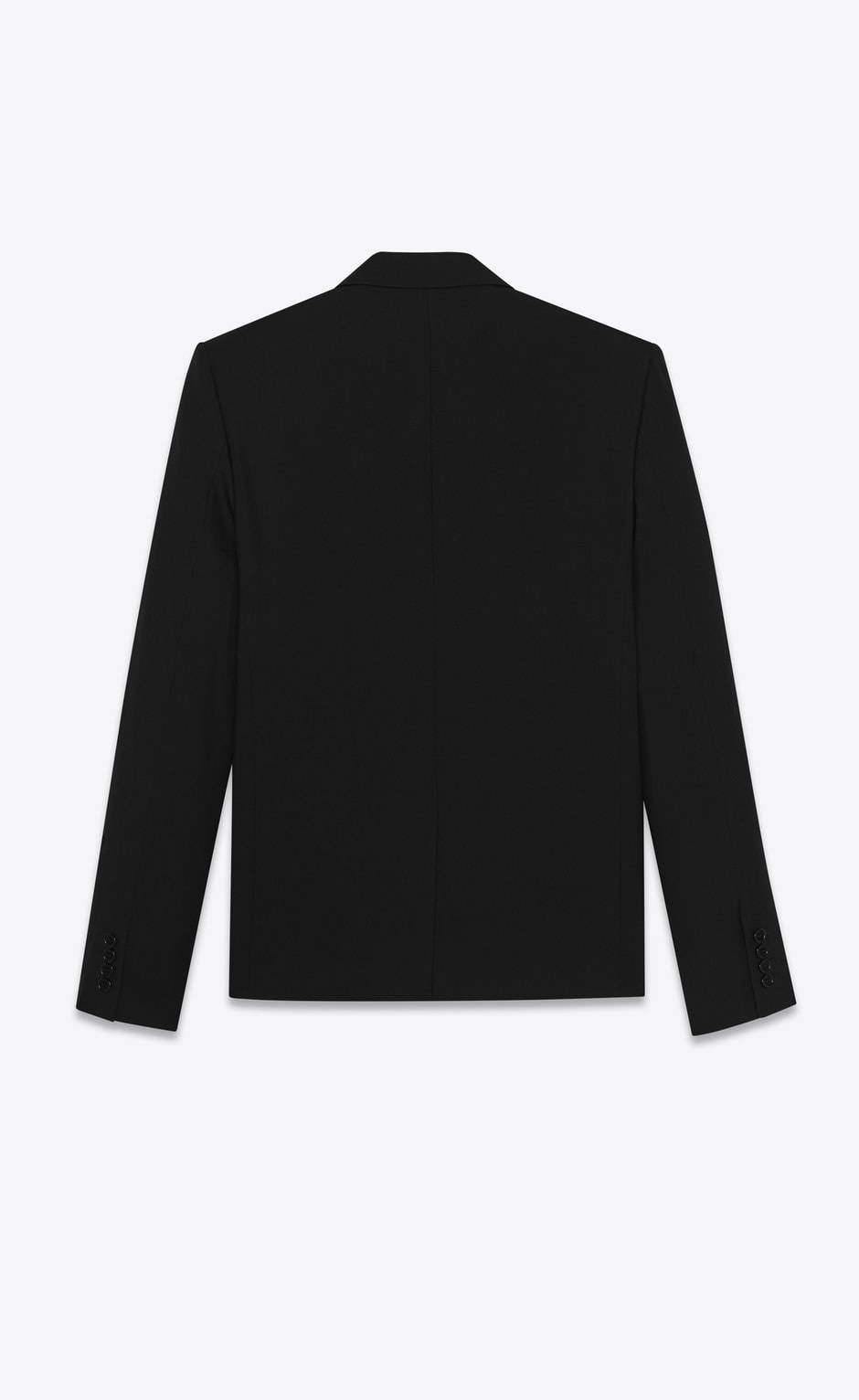 Saint Laurent Single-breasted Blazer In Black