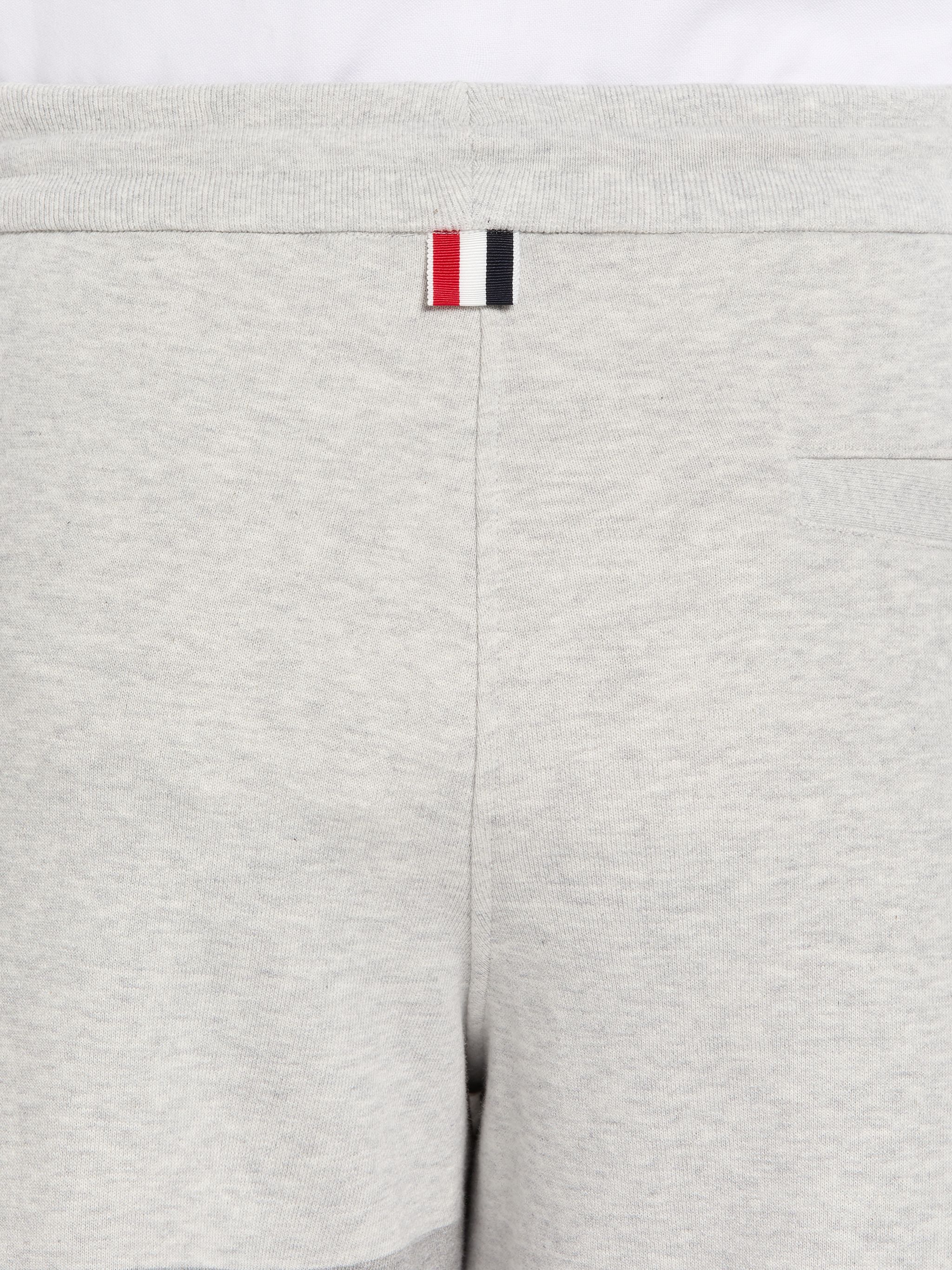 Thom Browne 4-bar Motif Drawstring Track Shorts In White