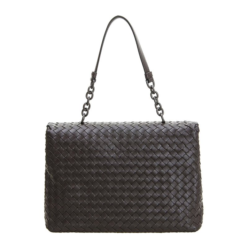 Bottega Veneta Logo Handbag In Black