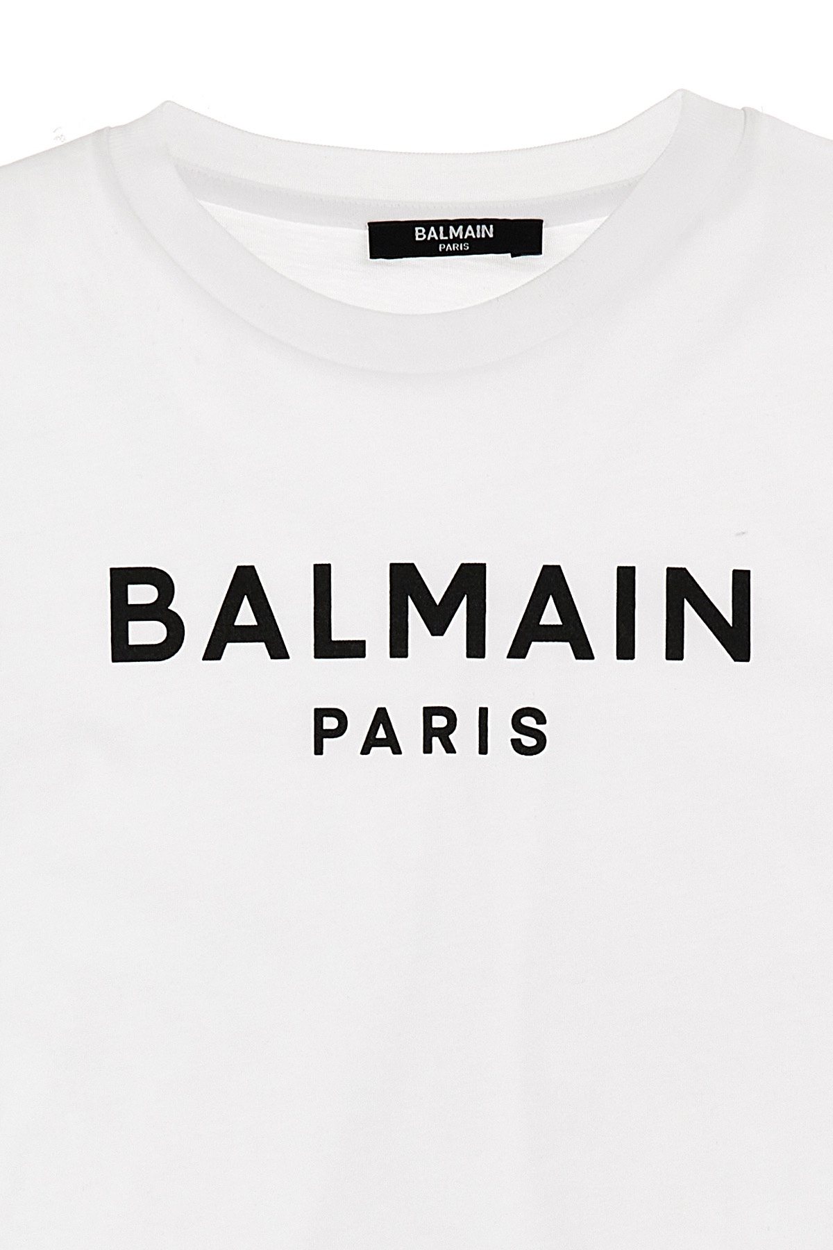 Balmain Logo-print Cotton T-shirt In White