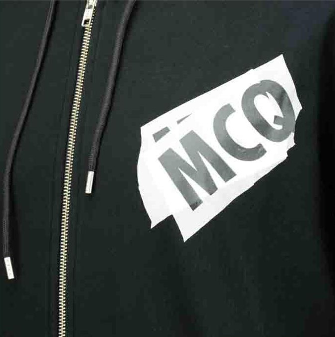 Alexander Mcqueen Logo Printed Casual Jacket In Black