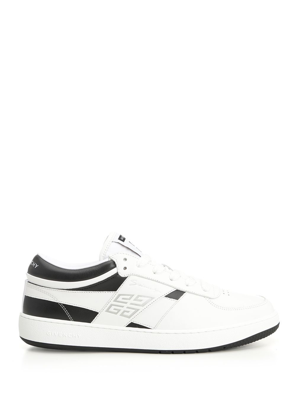 Givenchy G Move Low-top Sneakers In Calf Leather In White