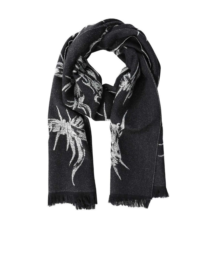 Givenchy Pattern Printed Scarf In Black