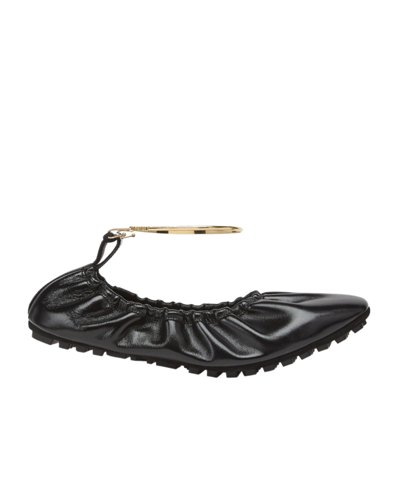 Fendi Filo Ballerinas In Black