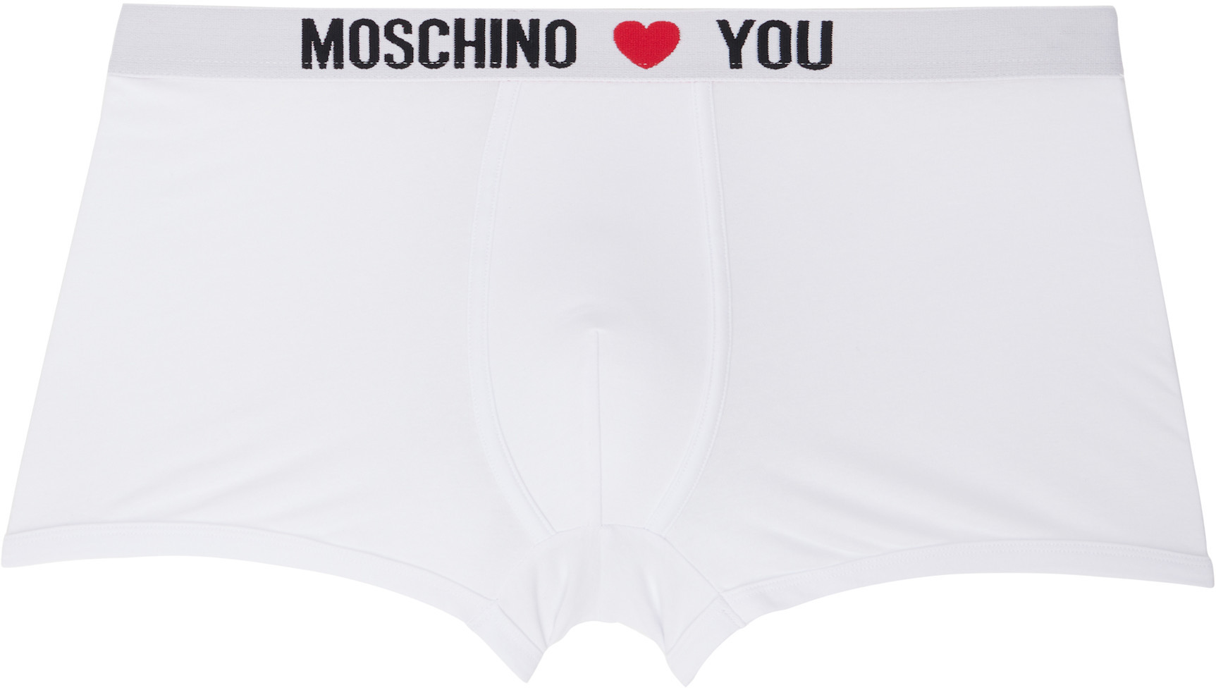 Moschino 2-pack Of Boxer Briefs In White