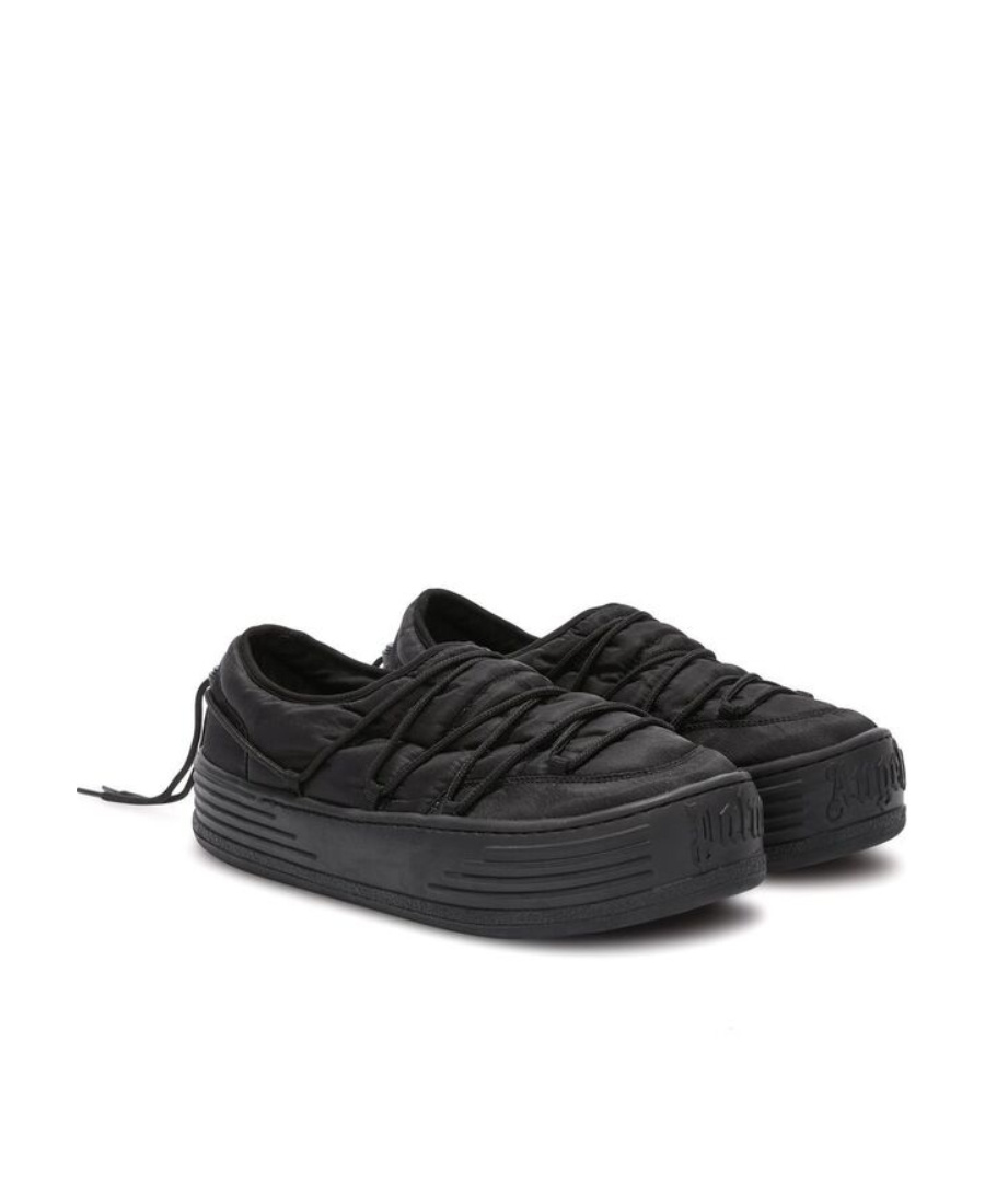 Palm Angels Snow Puffed Sneakers In Black