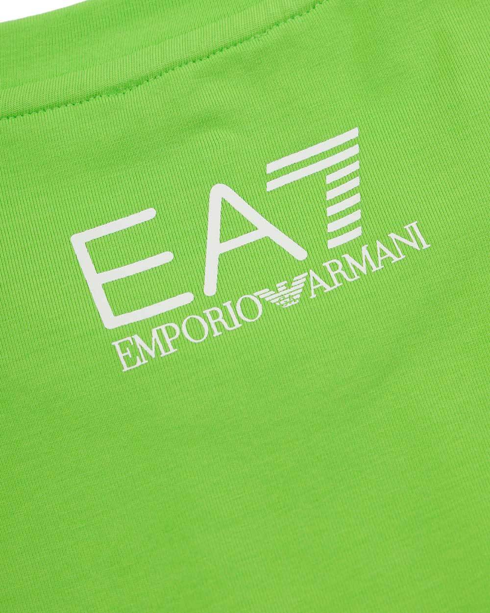 EA7 ROUND-NECKED LOGO T-SHIRT