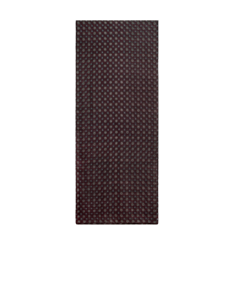 Celine Stole In Biscotto-print Cashmere Muslin