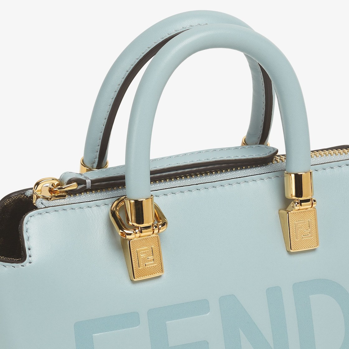 Fendi Small By The Way Leather Tote Bag In Green