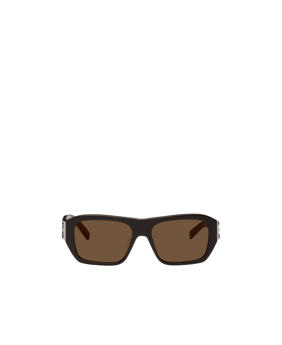 Givenchy Logo Sunglasses In Brown
