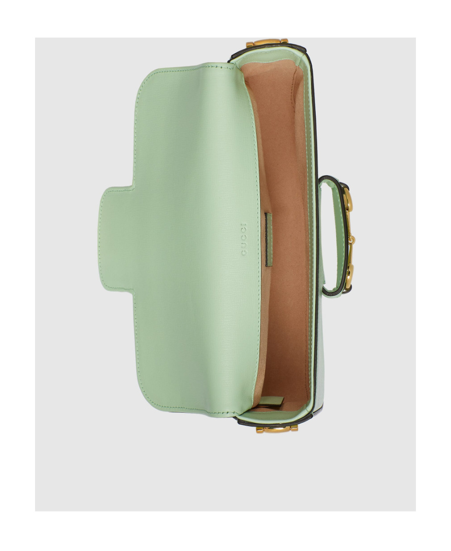 Gucci Women's 1955 Horsebit Small Shoulder Bag In Green