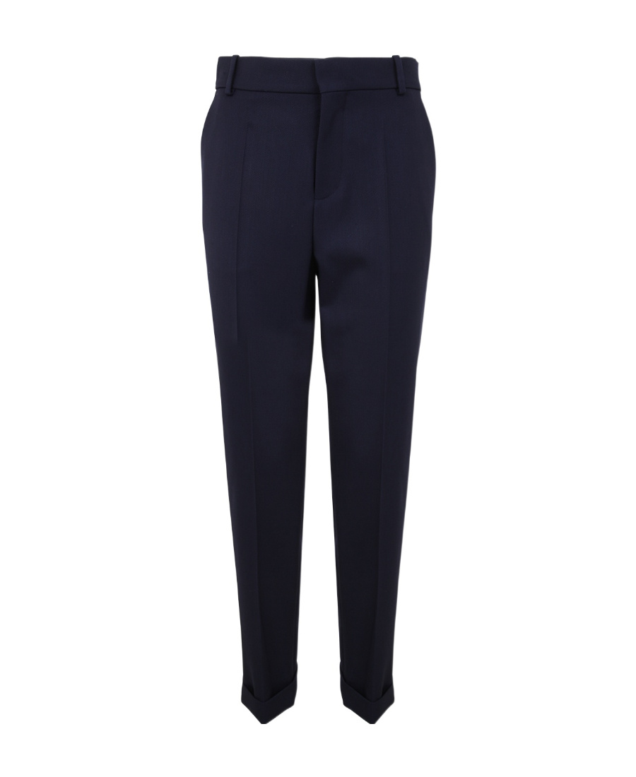 Balmain Straight-leg Tailored-cut Trousers In Black