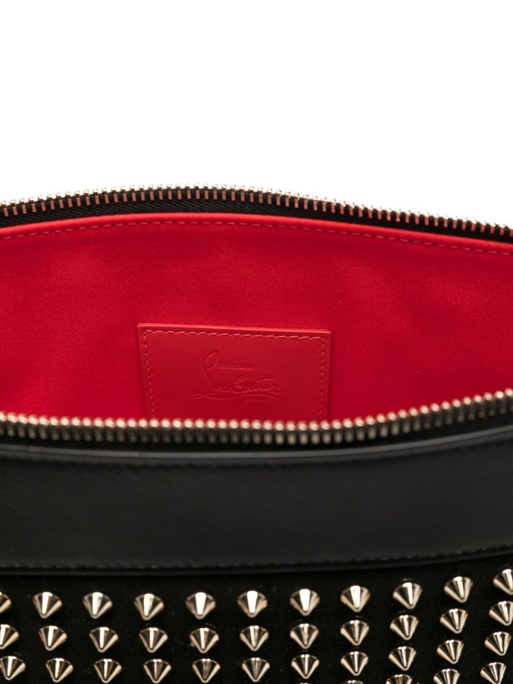 Christian Louboutin Chic Clutch Bag Metal Hardware In Black