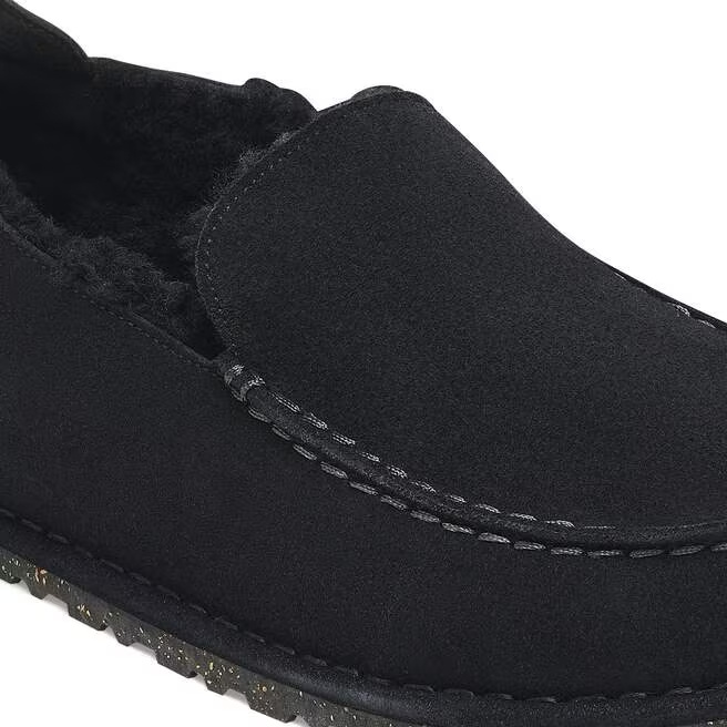 Birkenstock Utti Shearling In Black