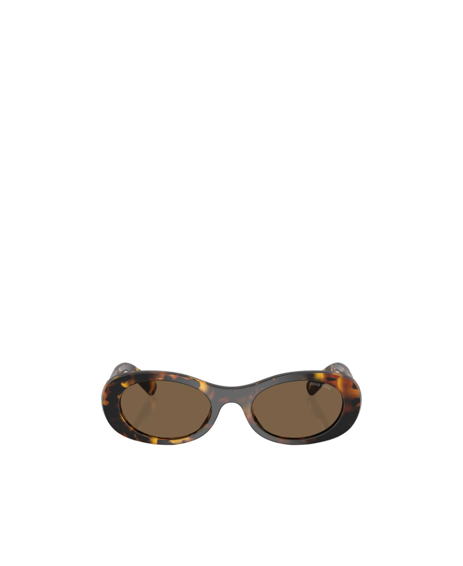 Miu Miu Geometric Sunglasses In Gray