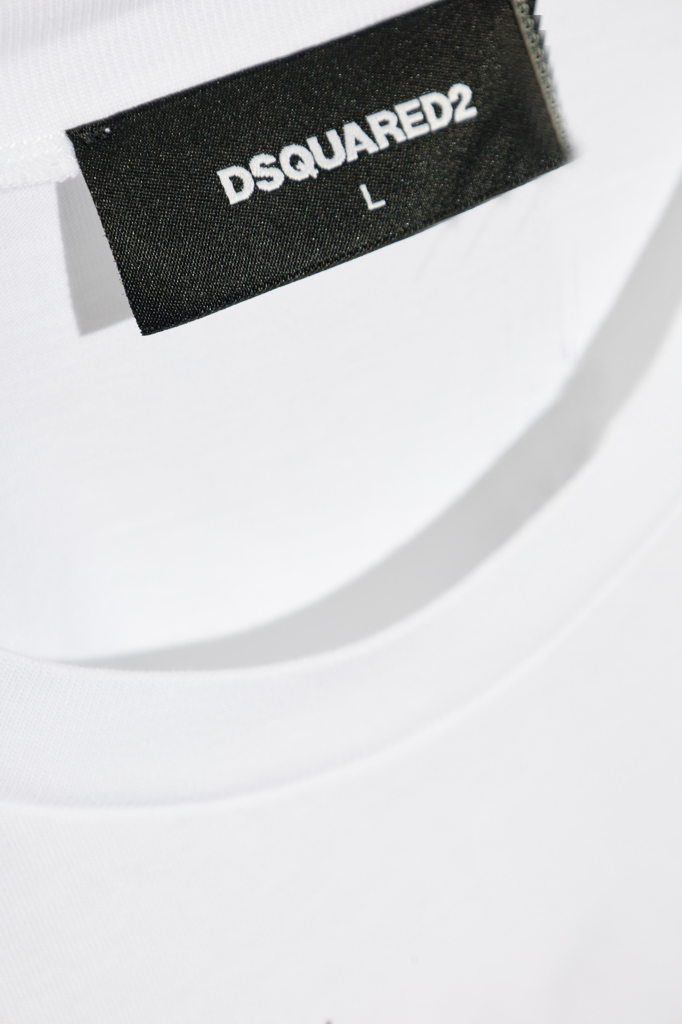 Dsquared2 Regular Fit Tee-l Nd Dsquared Male In White