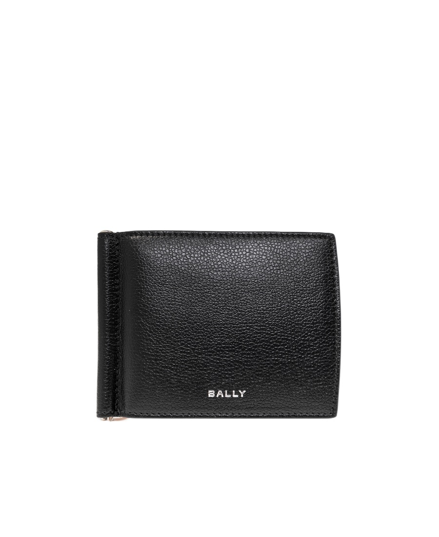 Bally Logo Folding Wallet In Black