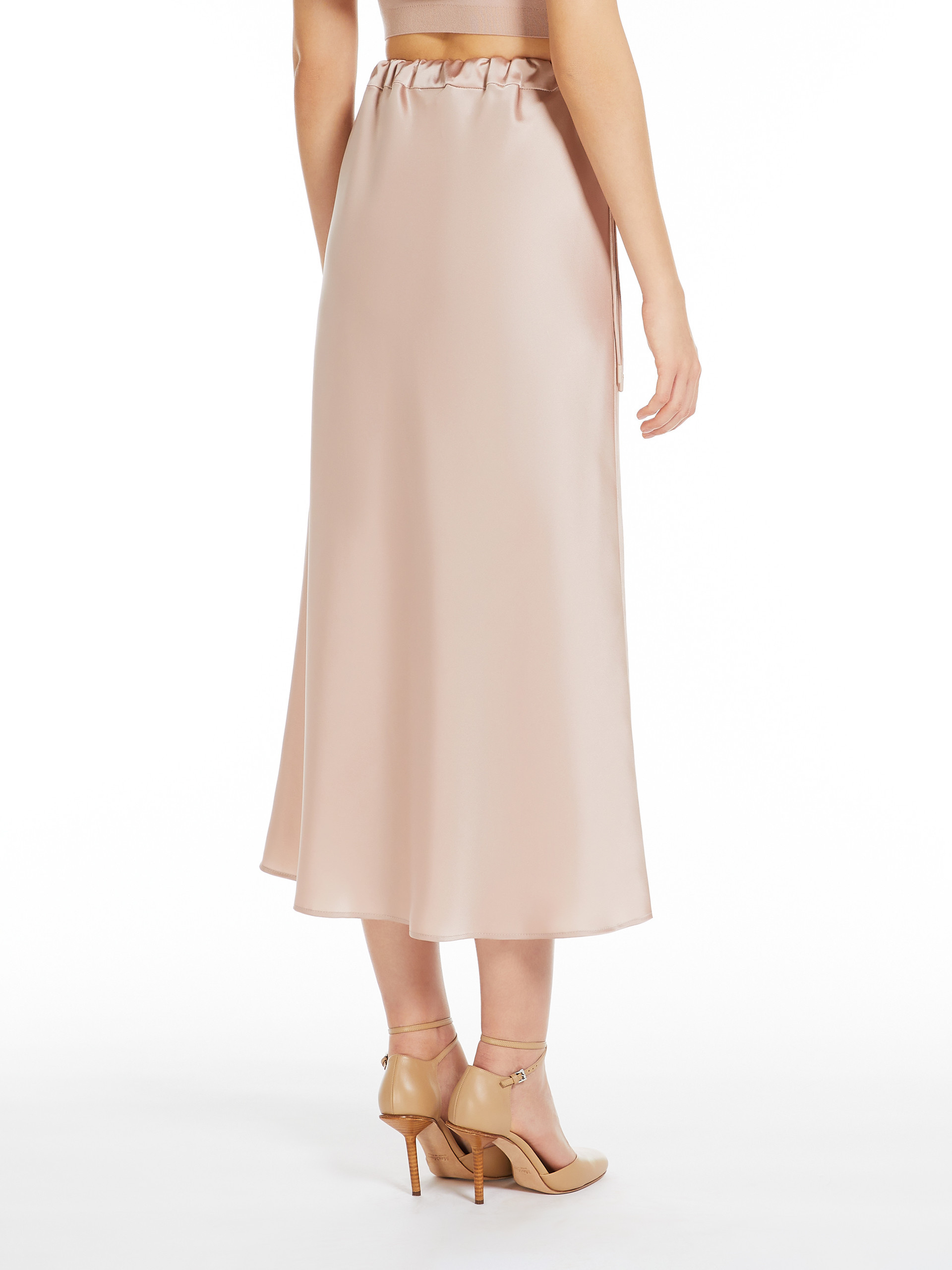 Max Mara Editore Skirt Powder In Nude