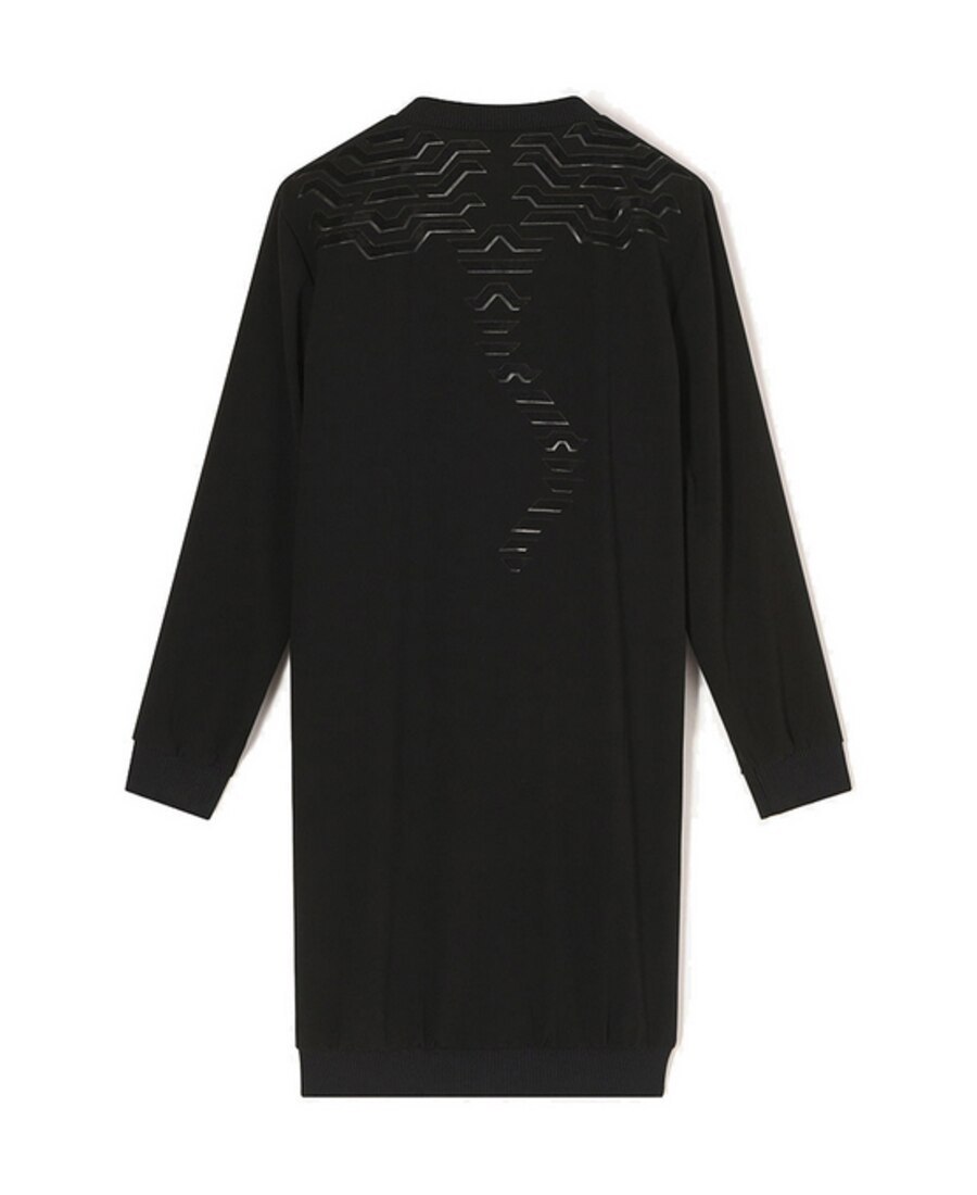 Kenzo Tiger Head Embroidered Dress In Black