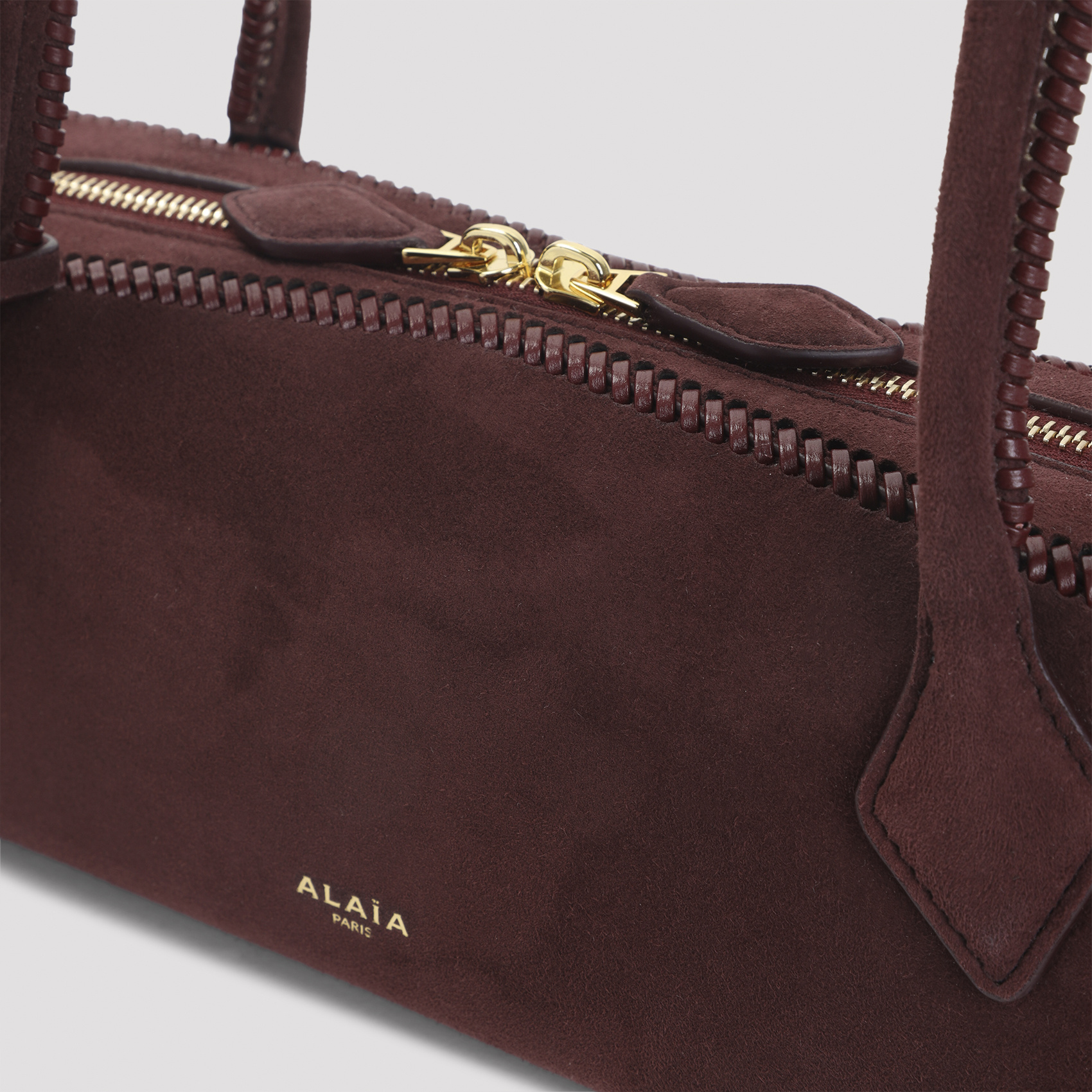 Alaïa Zipper Handbag In Red