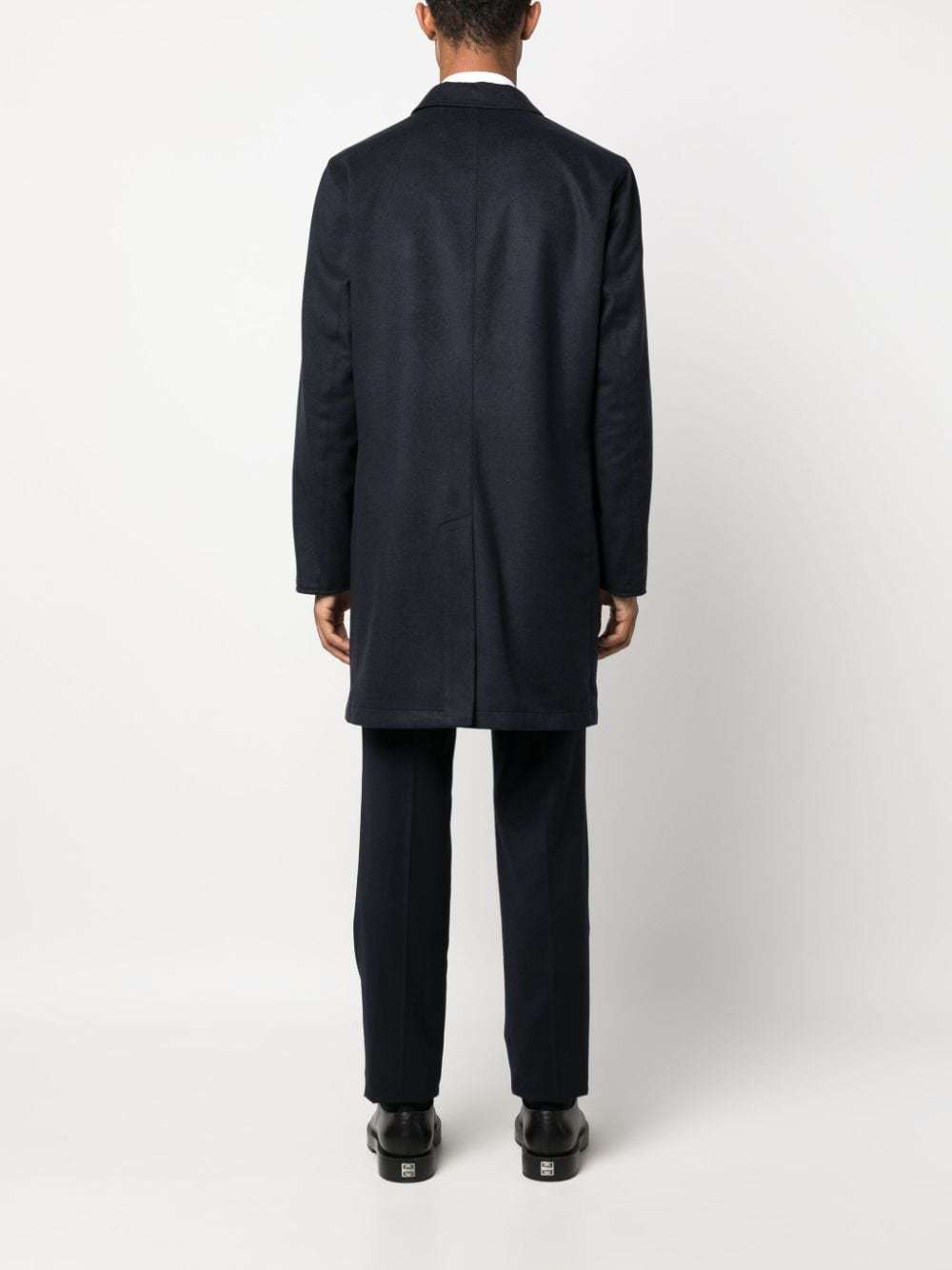 Kired Peak Cashmere Coat In Black