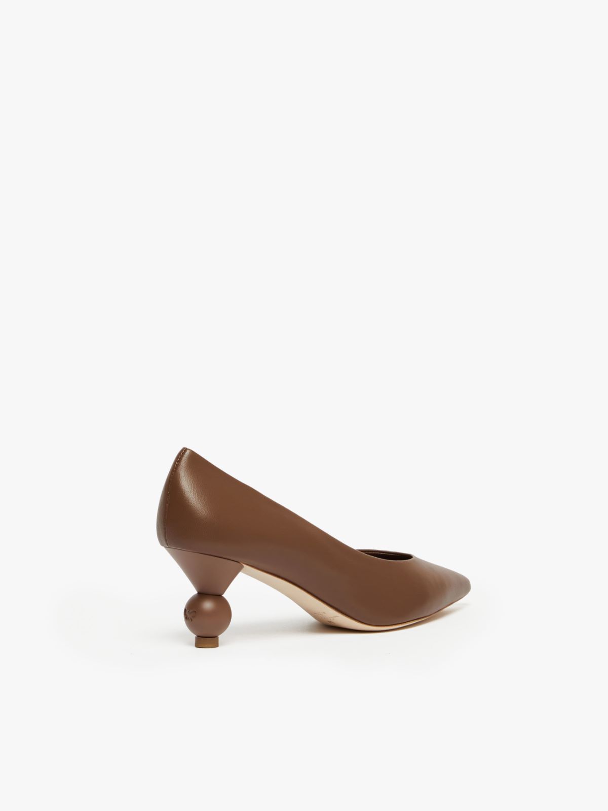 Weekend Max Mara Pointed High Heel Sandals In Brown