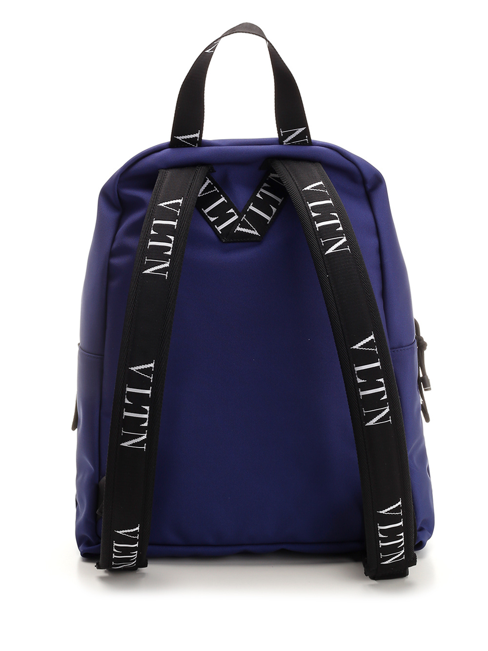 Valentino Logo-print Backpack In Blue
