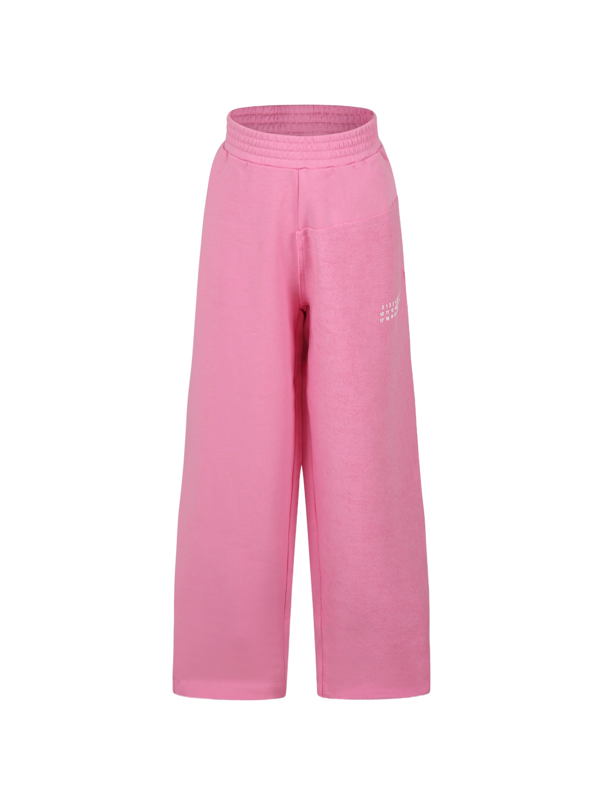 Mm6 Maison Margiela Elastic Waist Sweatpants In Pink