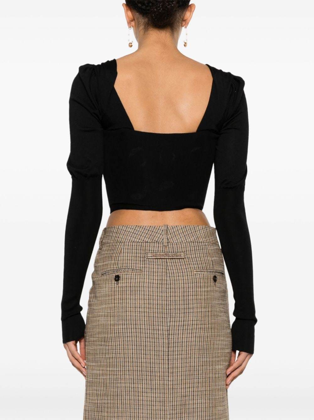 Shop Vivienne Westwood Bea Corset Top In Black