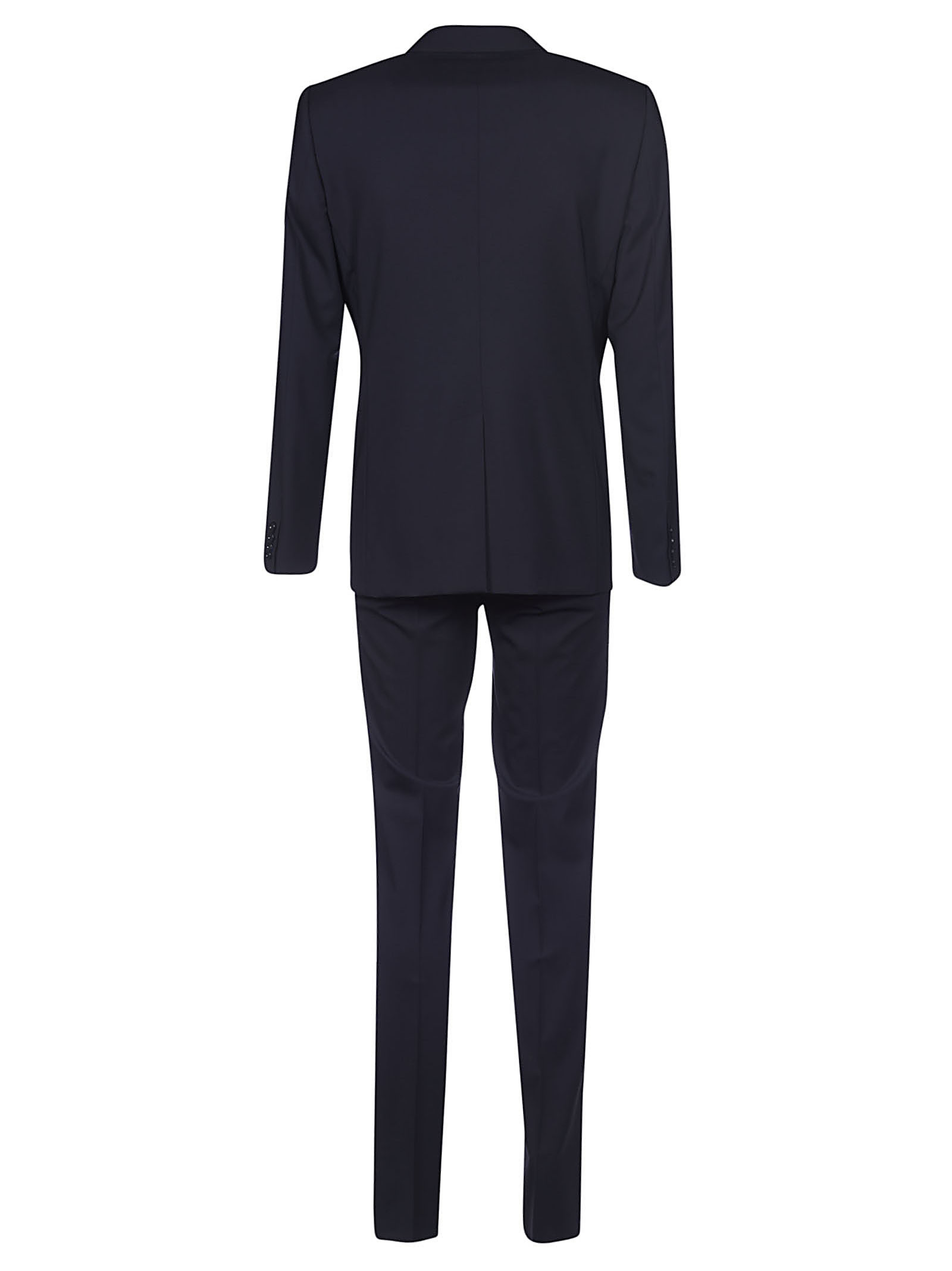 Dolce & Gabbana Buttoned Up Formal Suit In Black