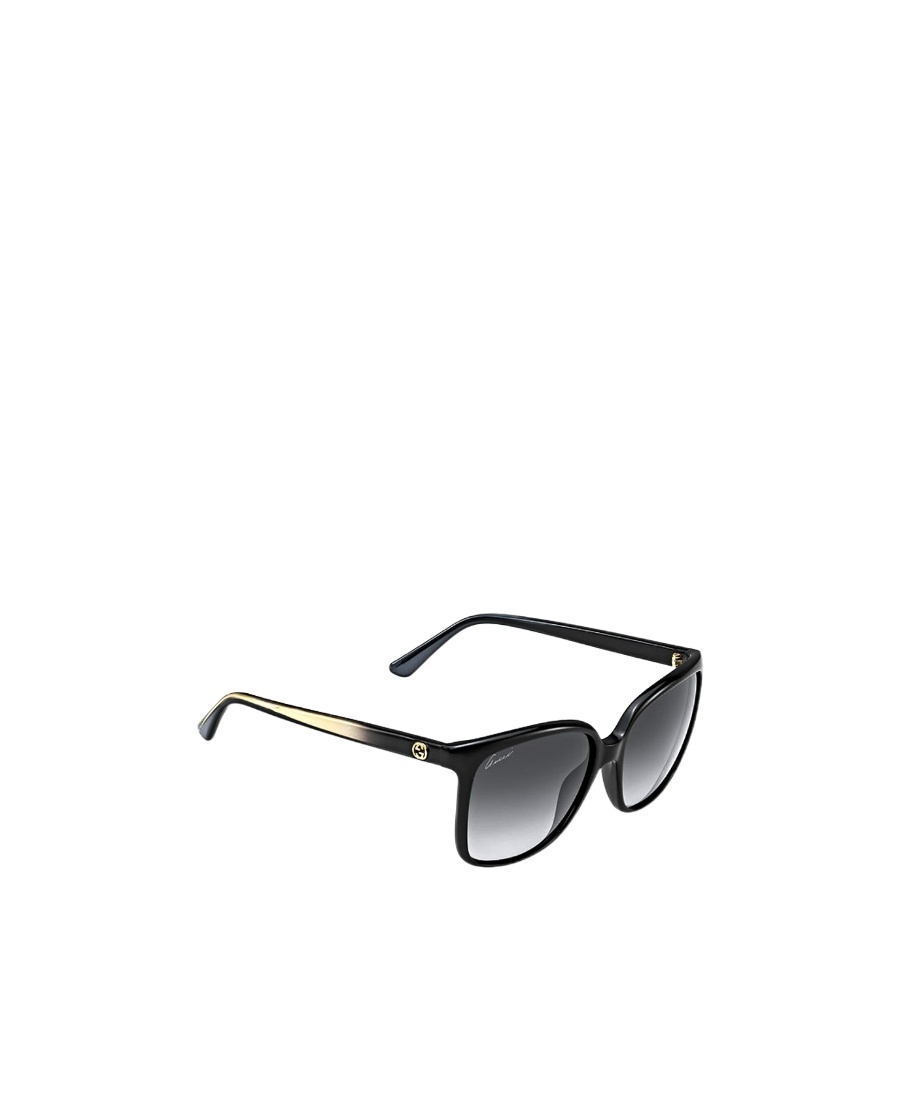 Gucci Logo Sunglasses In Black