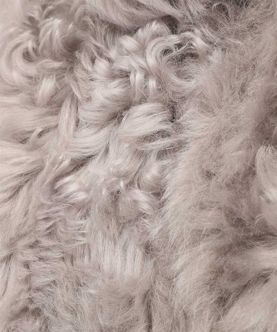 Yves Salomon Long-sleeved Coat In Nude