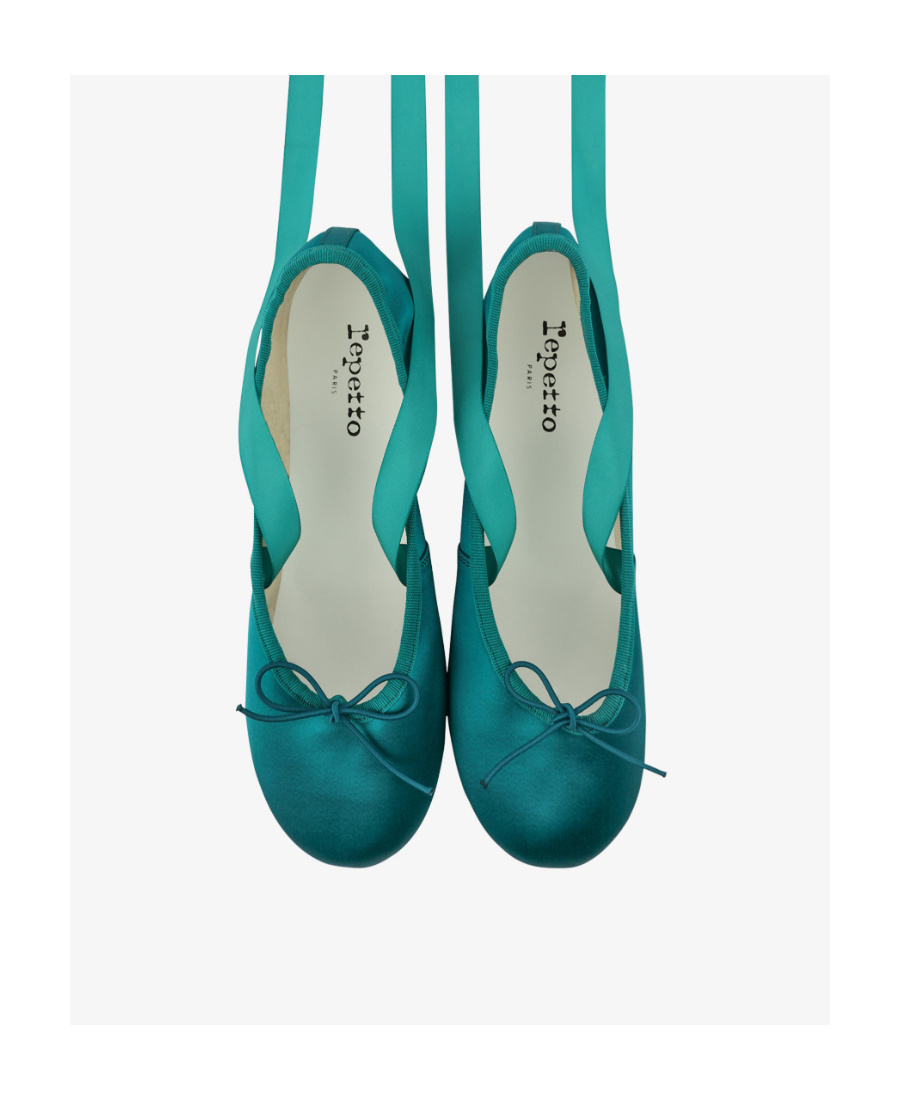 Repetto Sophia Ballet Flats In Green