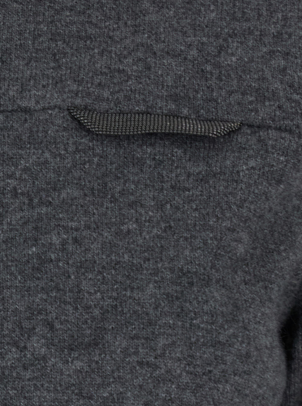 Brunello Cucinelli Grey Sweater With Mock Neck And Monil Detail On The Front In Cashmere Woman