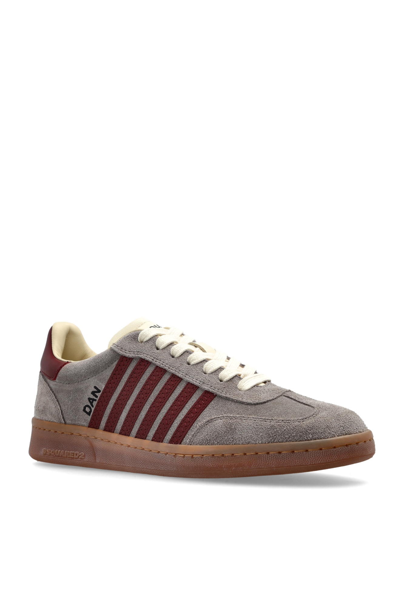 Dsquared2 Boxer Suede Sneakers In Gray