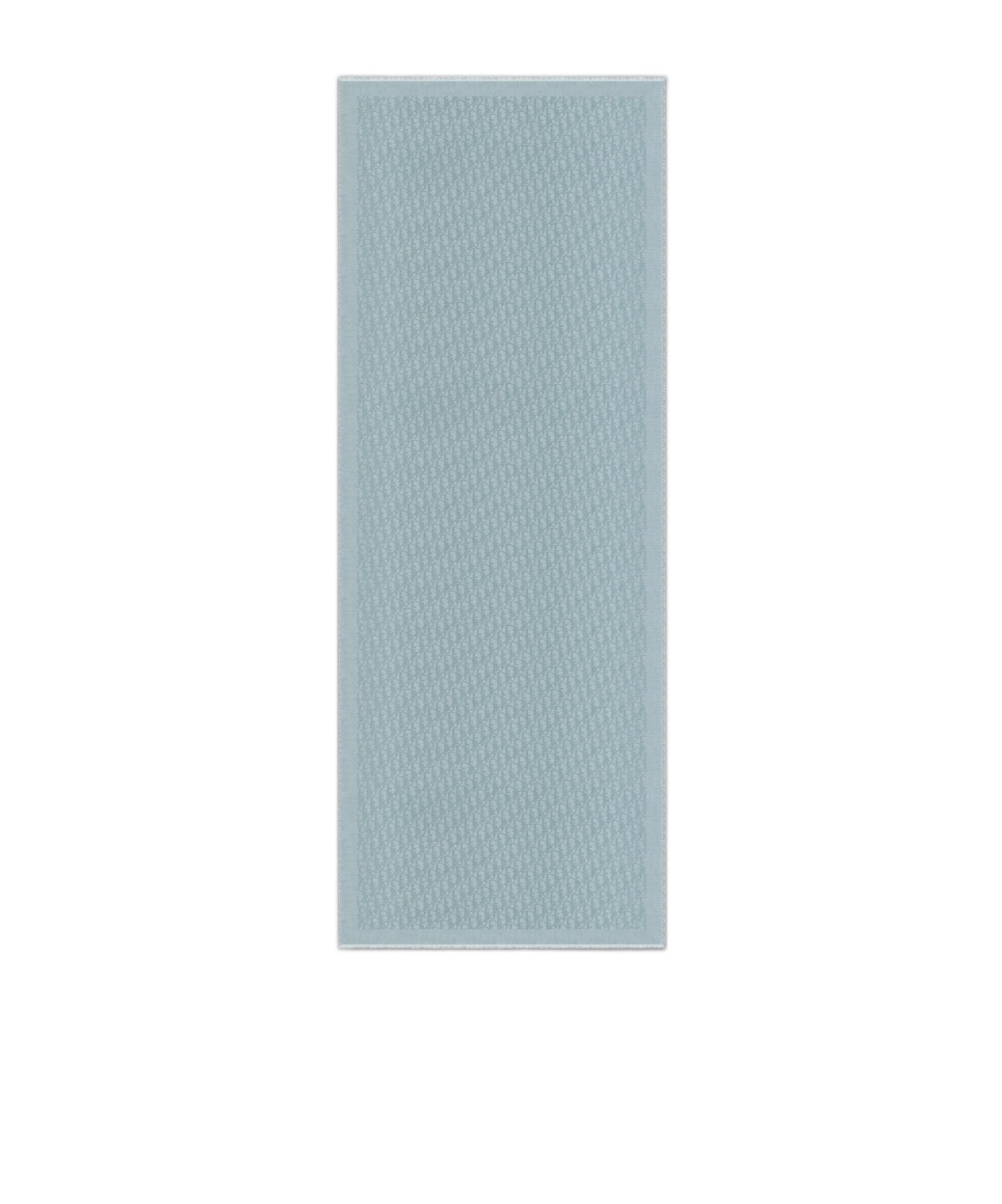 Dior Oblique Wool Scarf In Green