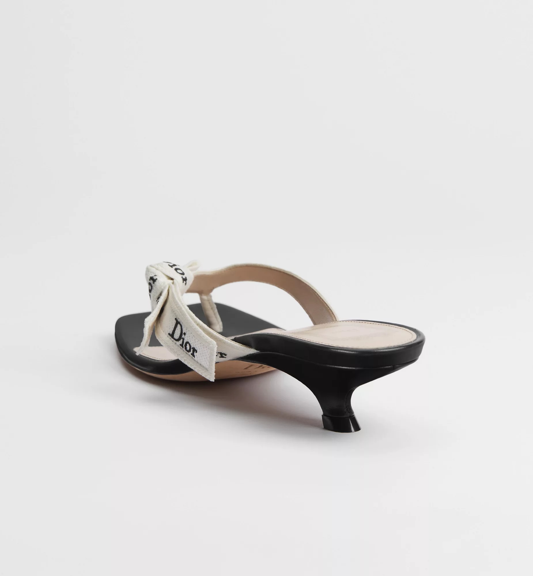 Dior Leather Mules In Multi