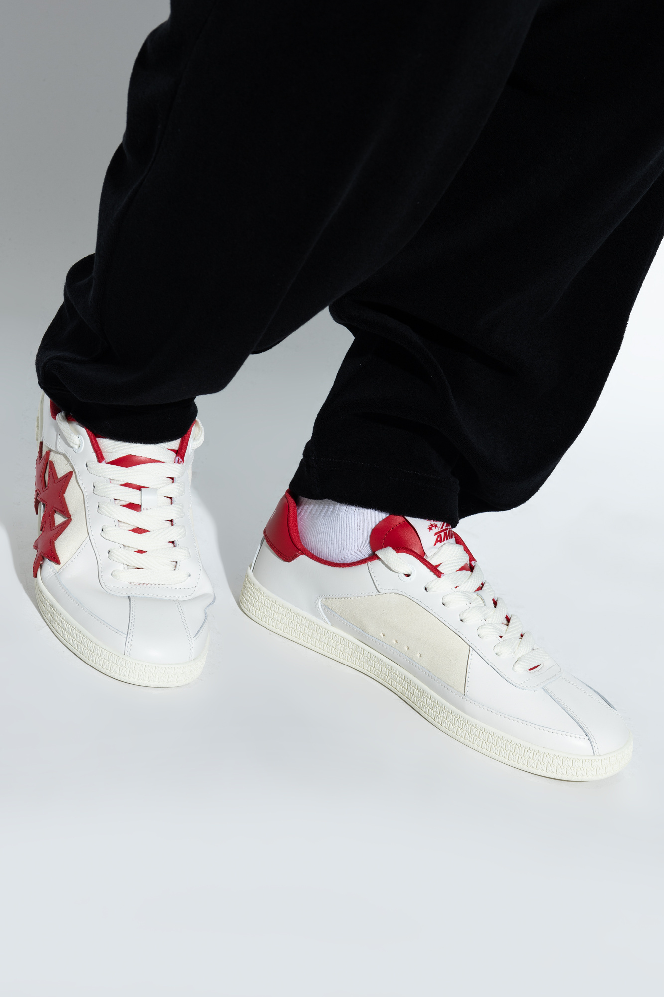 Shop Amiri Pacific Sneakers In White