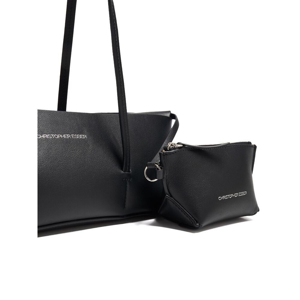 Christopher Esber Mini Gondola Tote In Black