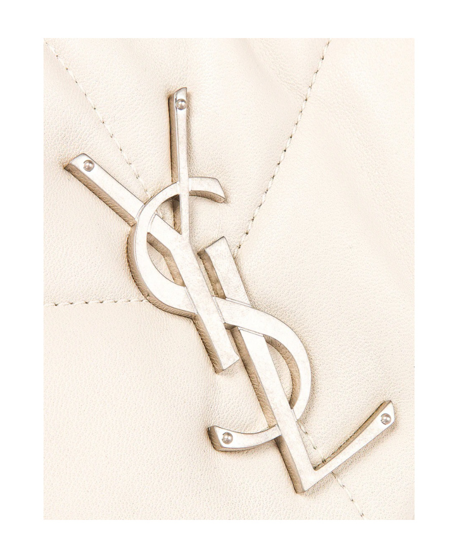 Saint Laurent Loulou Shoulder Bag In White