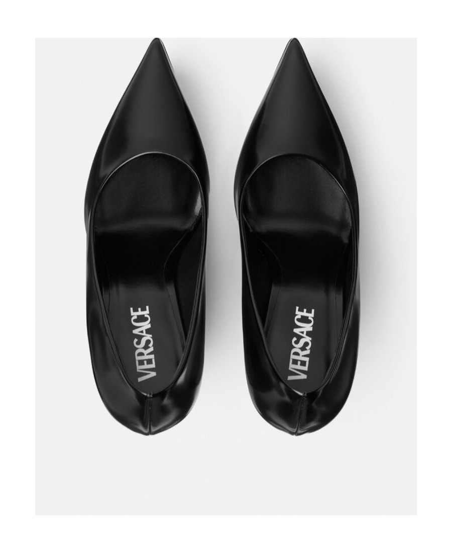Versace Tempest Platform Pumps In Black