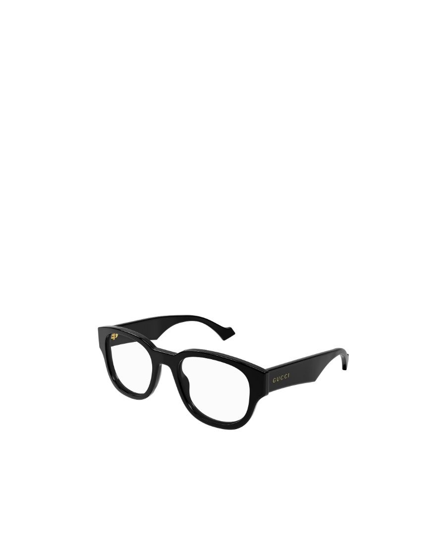 Gucci Tortoiseshell Logo-engraved Glasses In Black