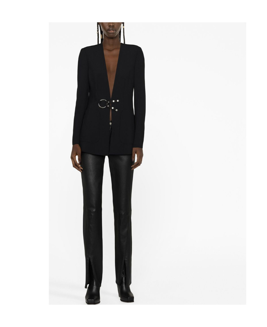 Stella Mccartney Logo Suit Jacket In Black