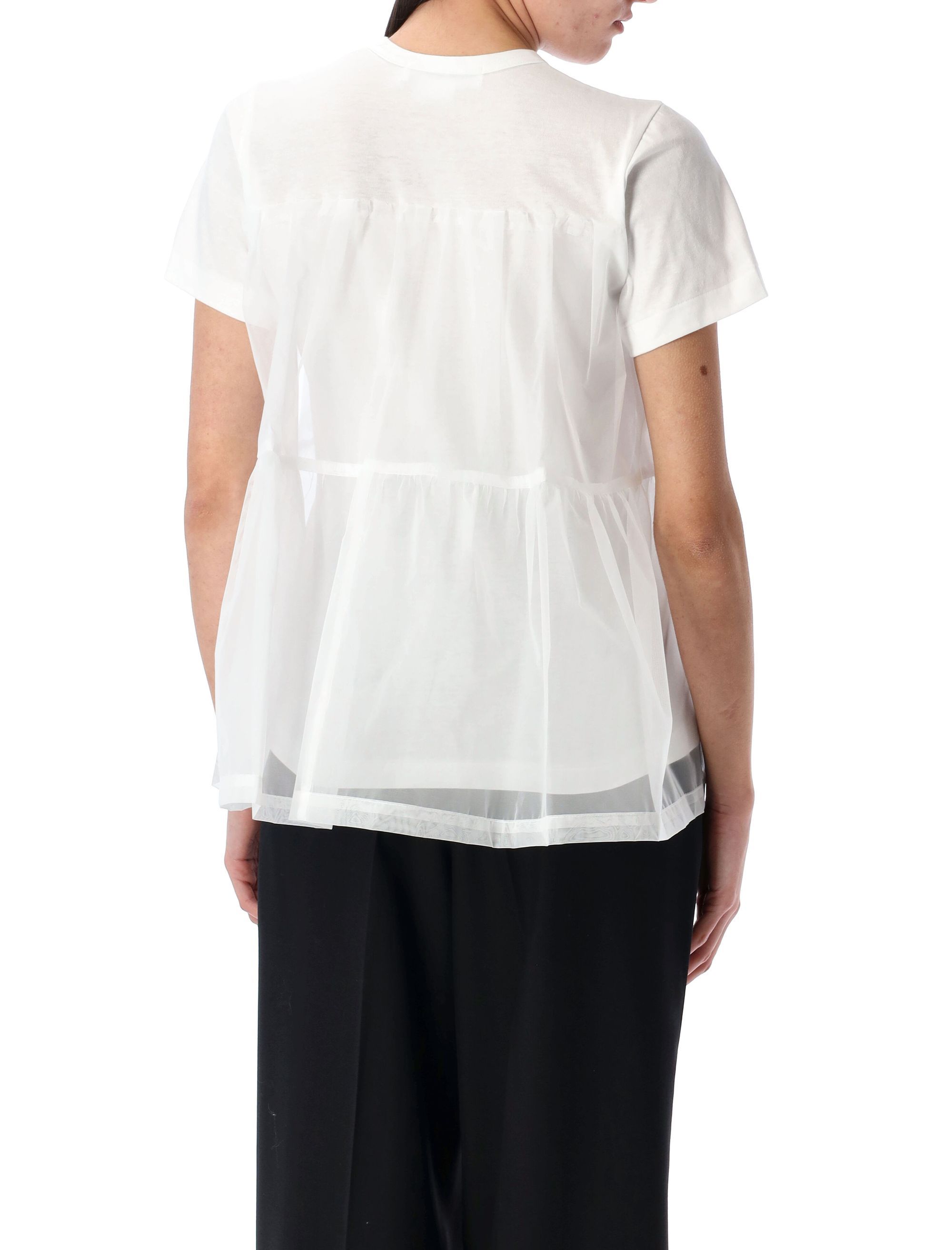 COMME DES GARÇONS FLOUNCED T-SHIRT