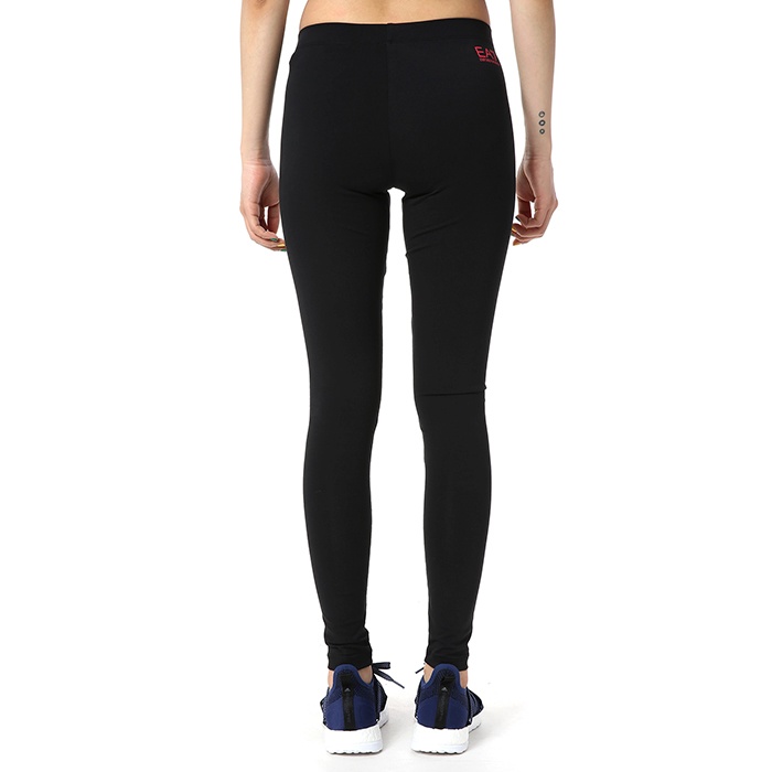 Shop Ea7 Logo Details Leggings In Black