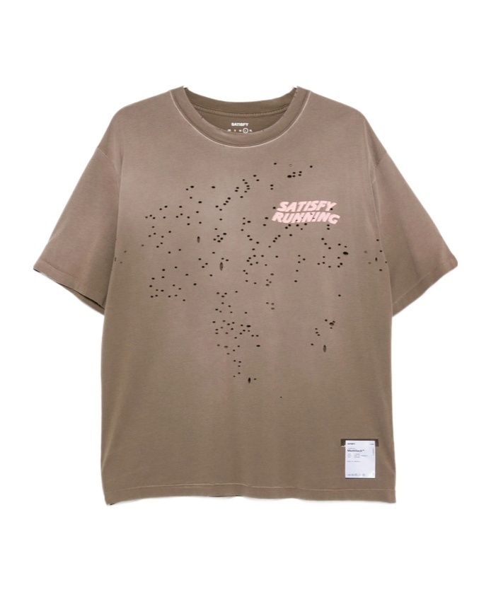 Satisfy Short-sleeved T-shirt In Taupe Brown