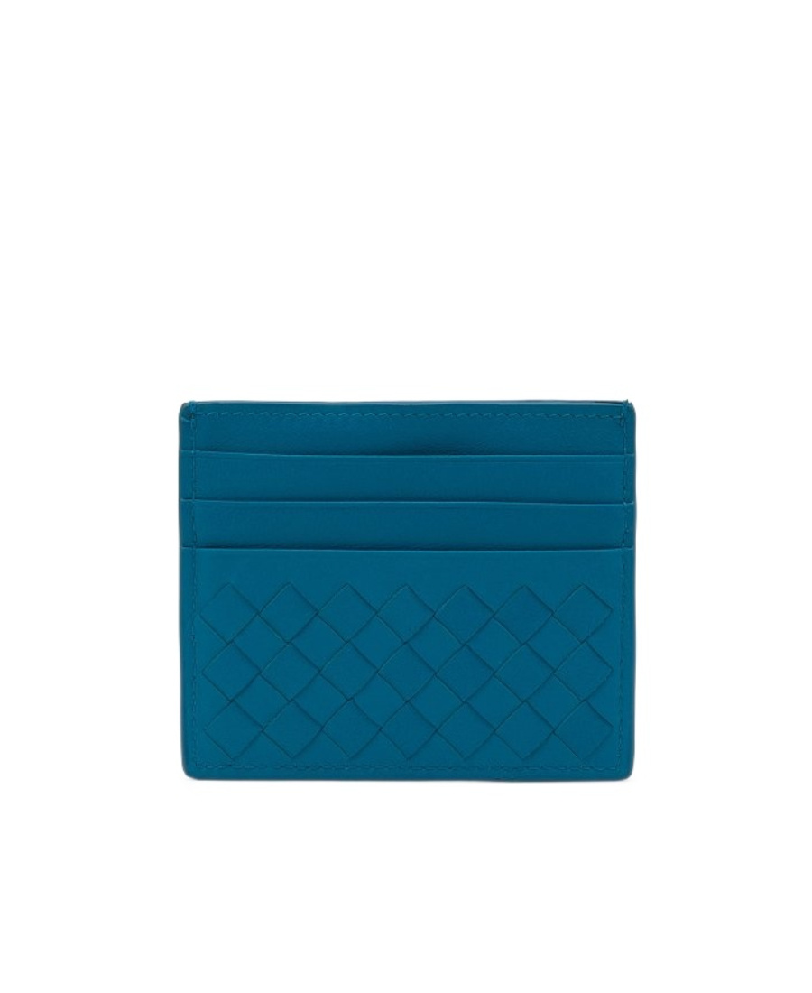 Bottega Veneta Braiding Effect Rectangular Clip In Green