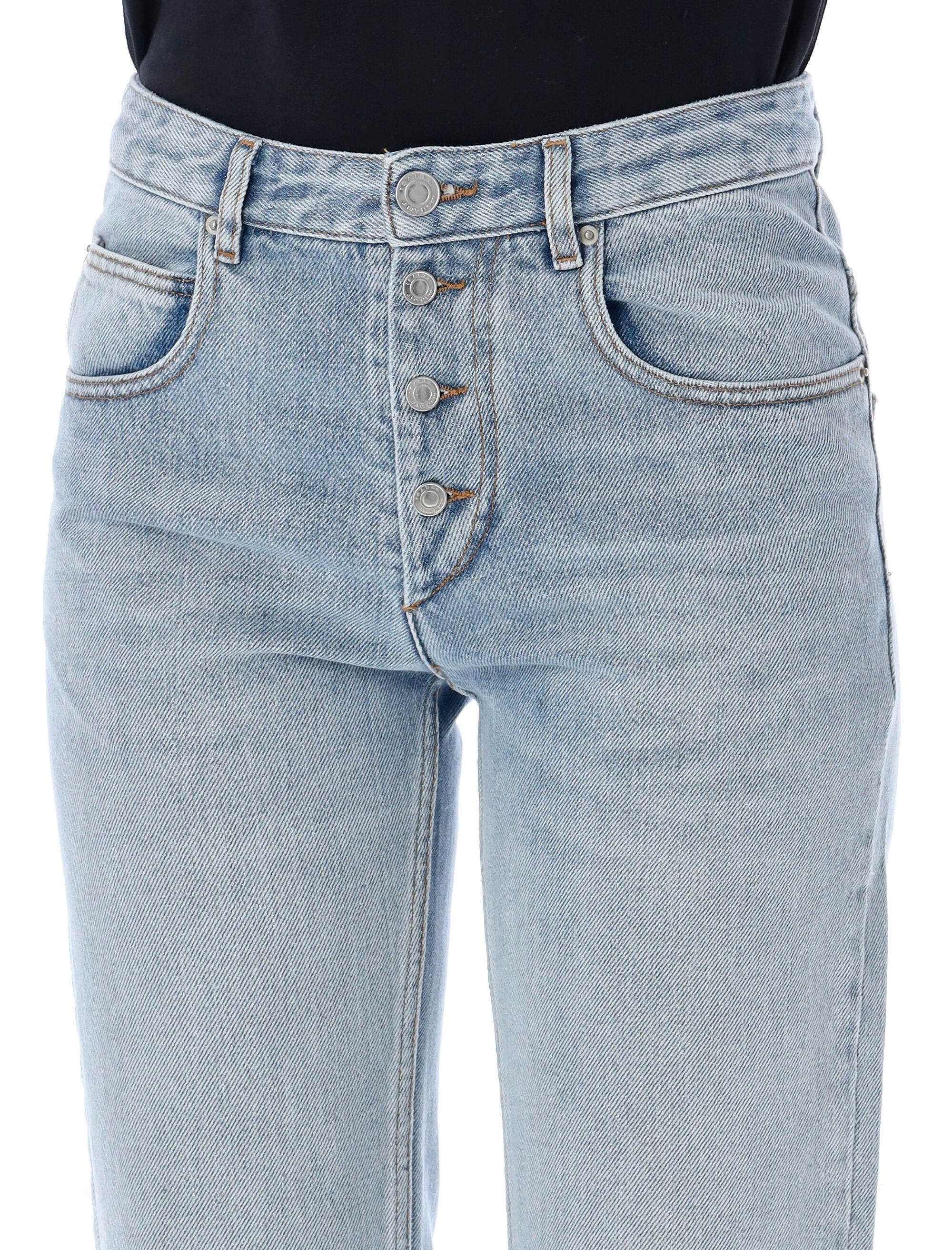 ISABEL MARANT JEMINA RAW-EDGE JEANS