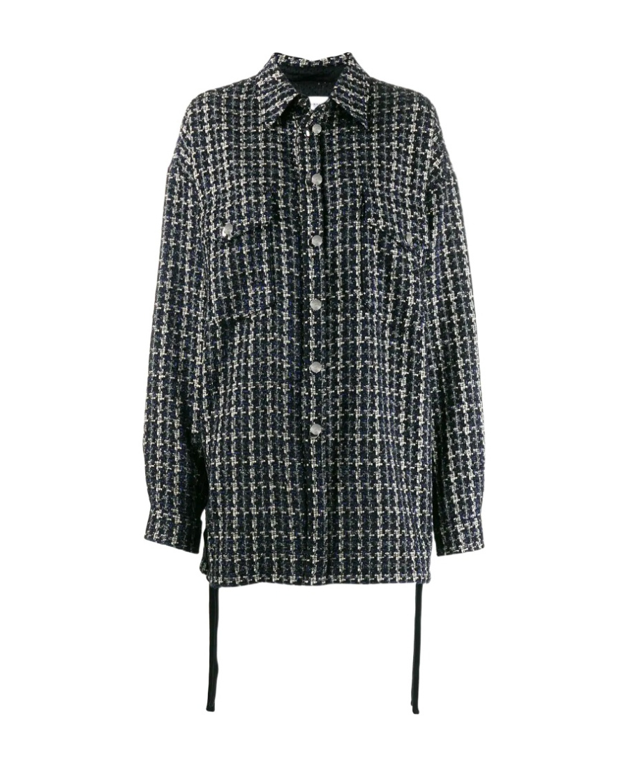 FAITH CONNEXION TWEED OVERSIZED SHIRT 