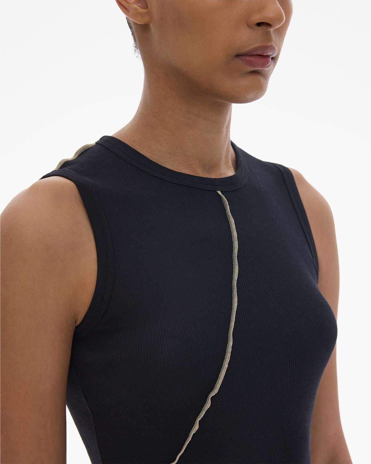 Helmut Lang Twist Sleeveless Tank Top